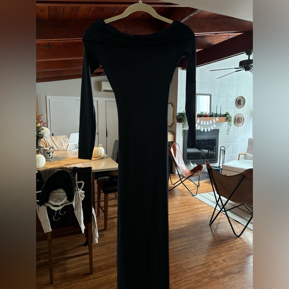 Beautiful blue long sleeve dress- Zara. Softest material!! - Picture 3 of 5